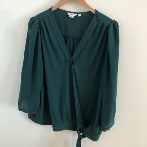 Emerald green blouse